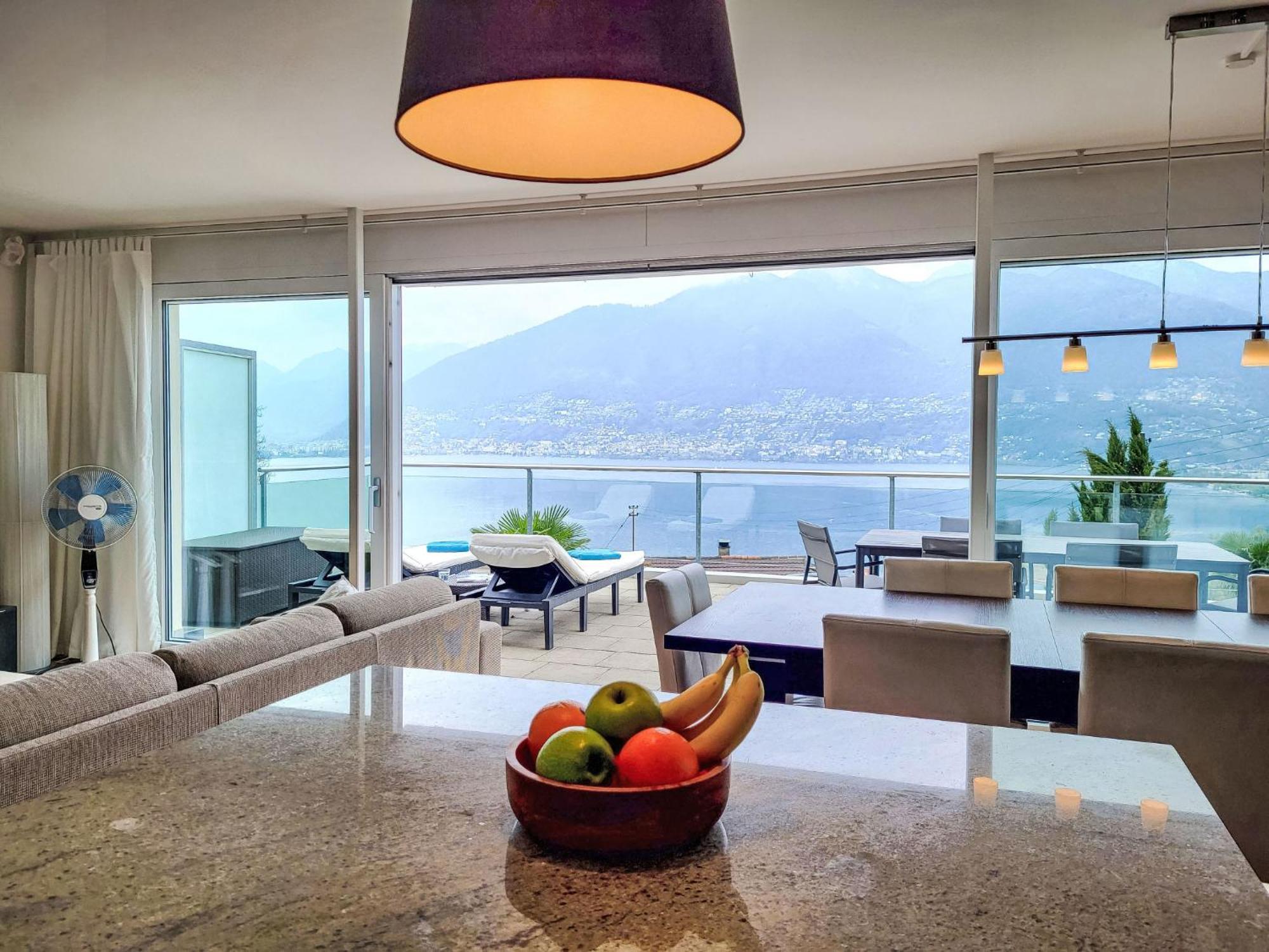Apartment Vista Lago Maggiore 1-Floor Left By Interhome Gambarogno Buitenkant foto