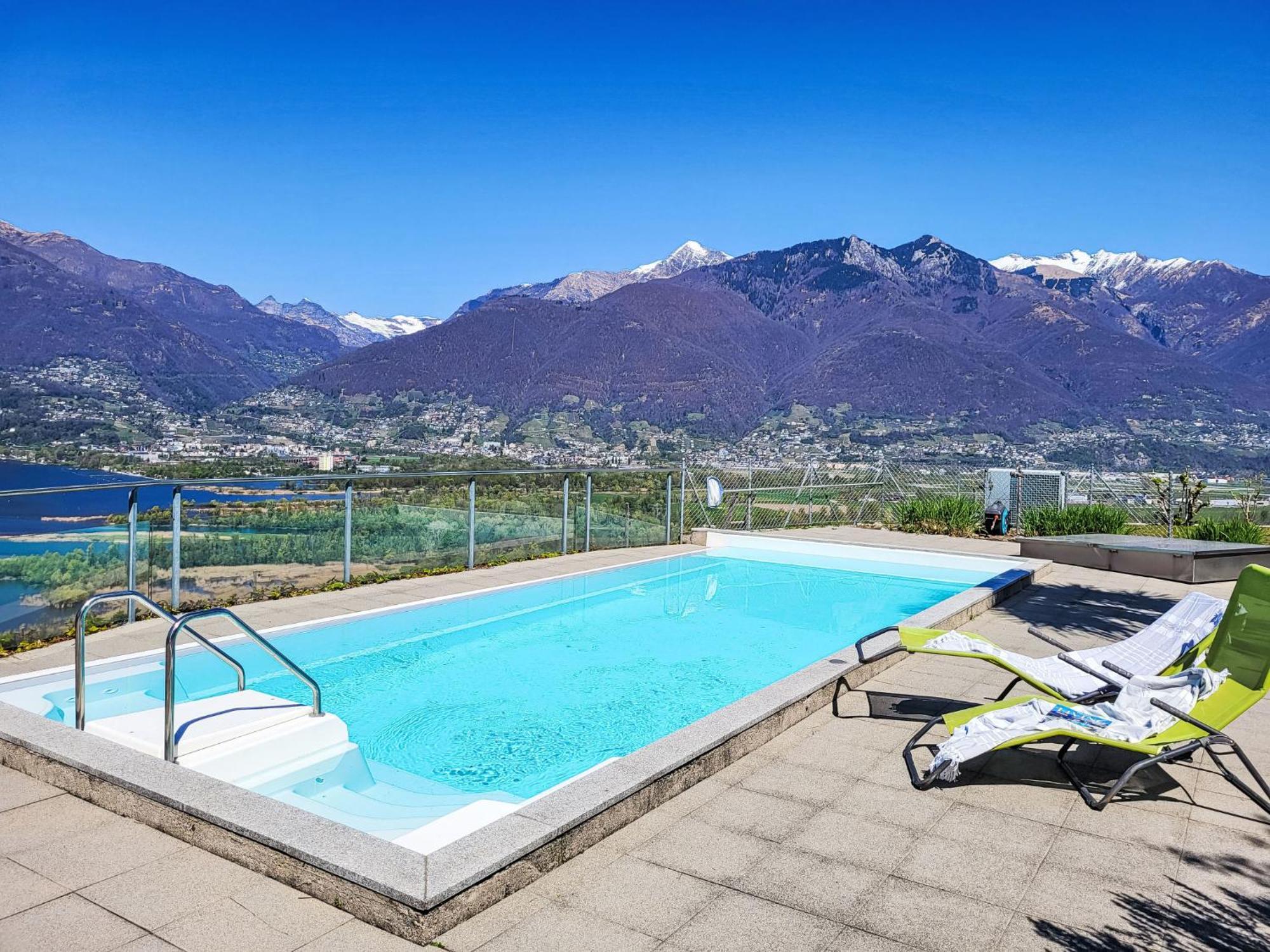 Apartment Vista Lago Maggiore 1-Floor Left By Interhome Gambarogno Buitenkant foto